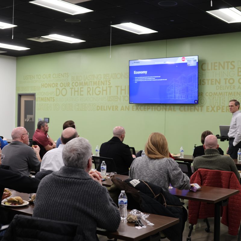 Kip Ping for AIA Cincinnati gives a talk for Architects about Economy, Load Path, and Compatibility: The Three Pillars of Structural Design