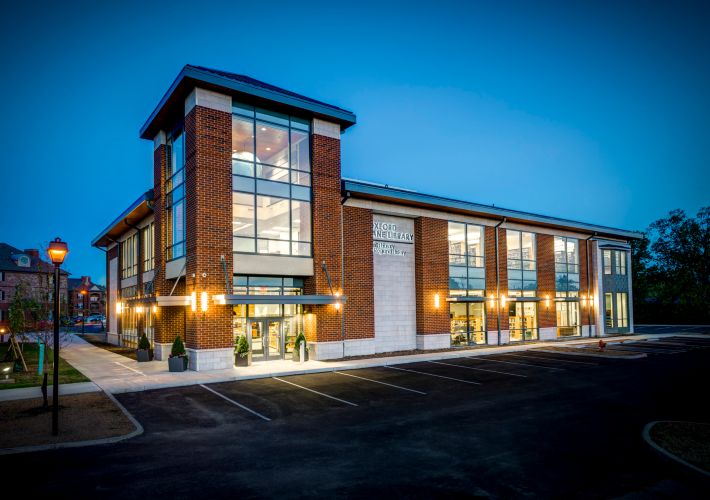 Lane Library Front lane library in Oxford building